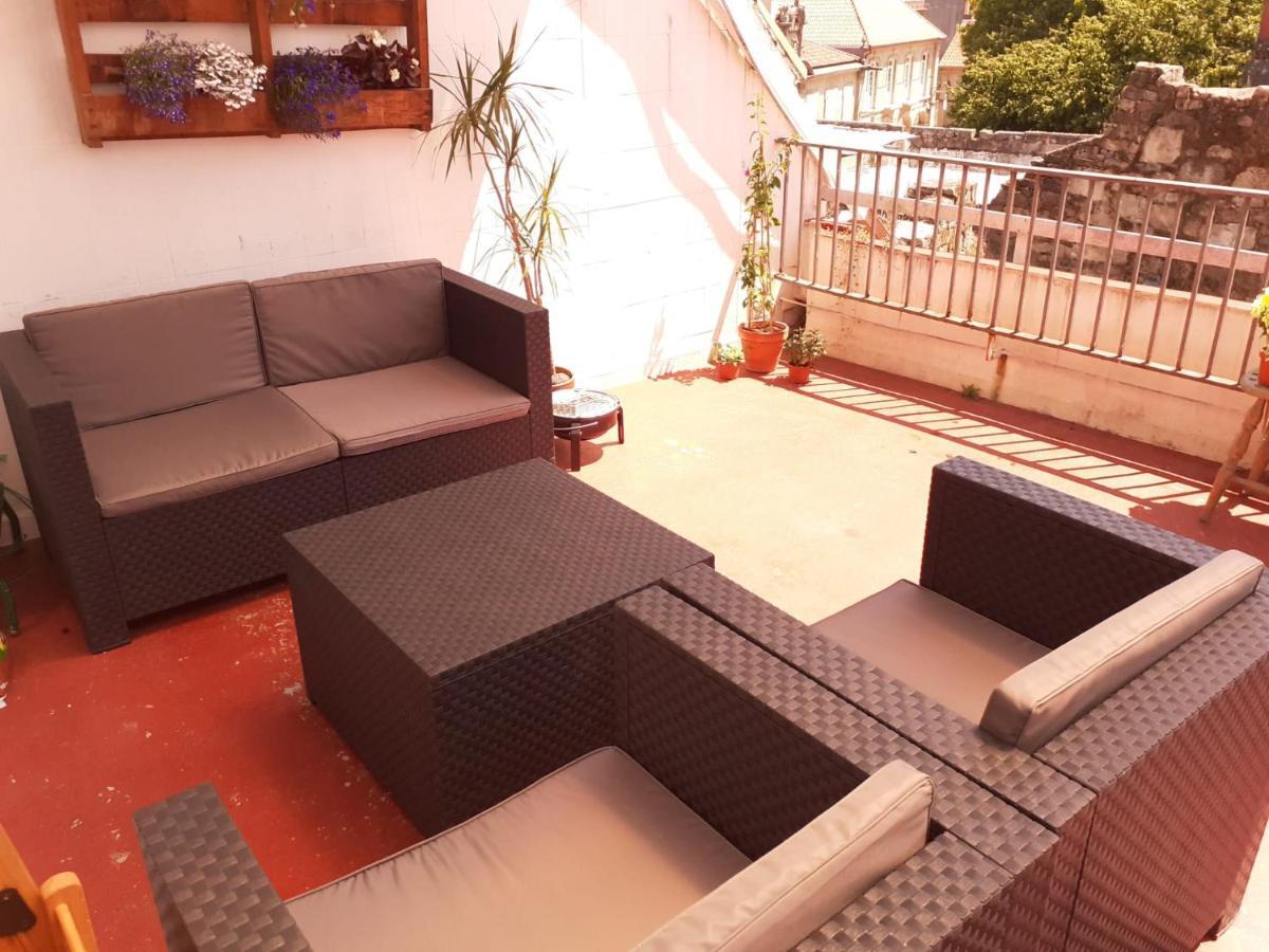 Ferienwohnung Sx6 Atico Con Terraza En Centro Historico Pontevedra Exterior foto